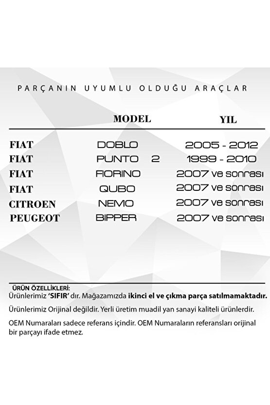 Fıat Doblo, Punto2, Için Kalorifer Havalandırma Kapak Difüzör