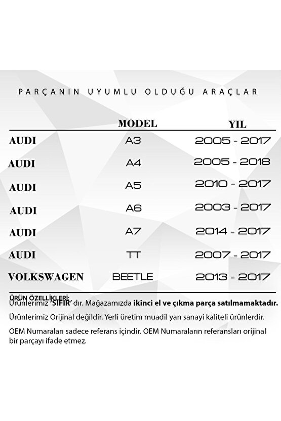 Vw Golf,jetta,passat,skoda Kodiaq Için Bijon Civatası Uyumlu