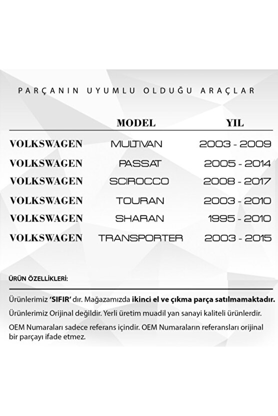 Vw Golf, Audi A3, Seat Leon, Skoda Için Su Borusu T Dağıtıcı