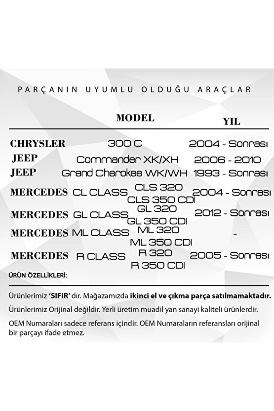 Mercedes Om642 Motoru Için Emme Manifoldu Klepe Ayağı Bağlantı Tamir Seti