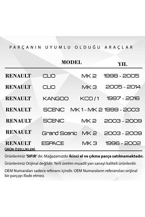 Renault Clio, Megane, Laguna, Scenic Için Termostat Kapağı Ve Contası Uyumlu