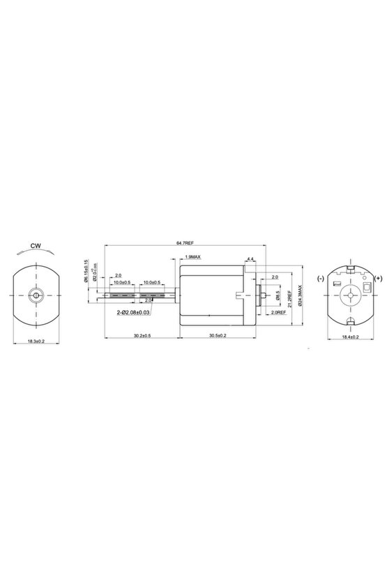 Araba Kapı Kilit Motoru 12v Devir:11120 Rpm Uzunluk: 65mm - 31mm Mil (cw Devir)