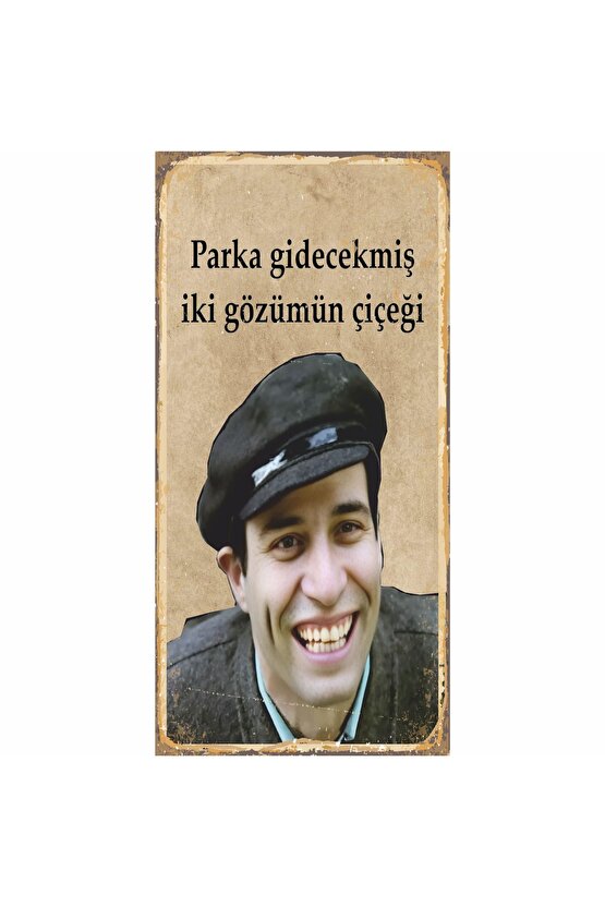 türk sineması kemal sunal yeşilçam ev dekorasyon tablo mini retro ahşap poster