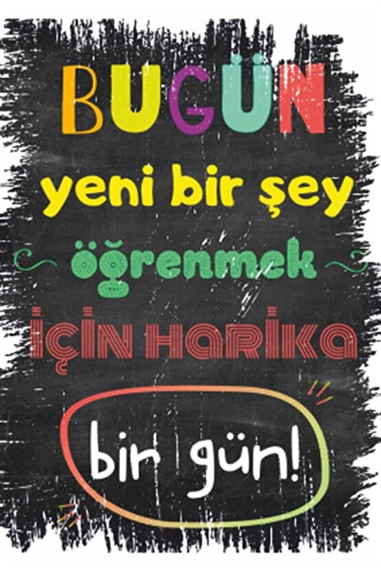 Motivasyon Duvar Yazıları Retro Ahşap Poster