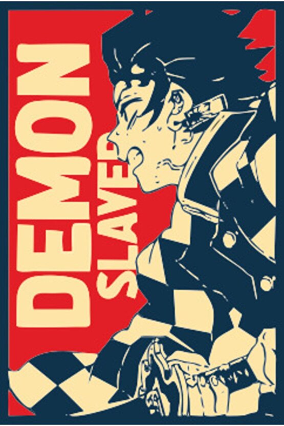 Demon Slayer Anime Retro Ahşap Poster 731