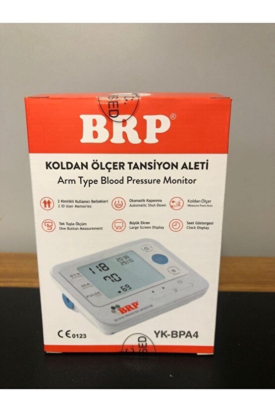 Dijital Koldan Ölçer Dijital Tansiyon Aleti Yk-bpa4 Kol Pilli