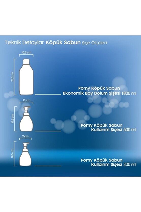 Classic Köpük Sabun - Klasik Kremli El Temizleme Köpüğü  1800 ml