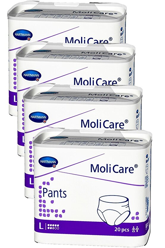 Molicare Pants Emici Külot 8 Damla Large 20li 4 Paket 80 Adet