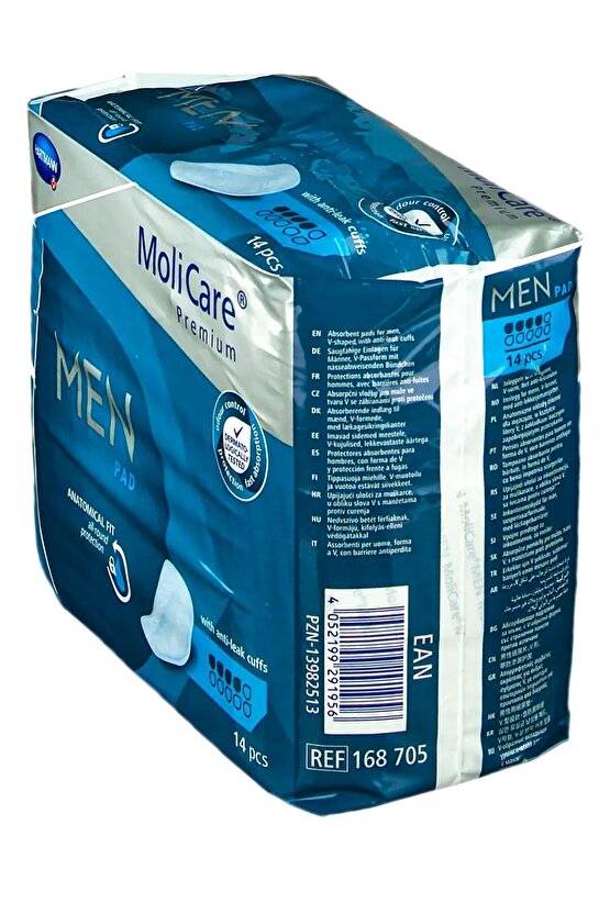 Molicare Premium Men Pad 4 Damla Erkek Mesane Pedi 14 Lü