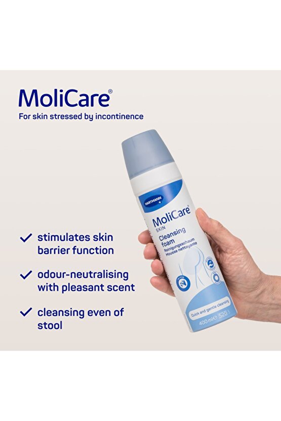 Molicare Skin Cleansing Foam - Temizleme Köpüğü 400ml