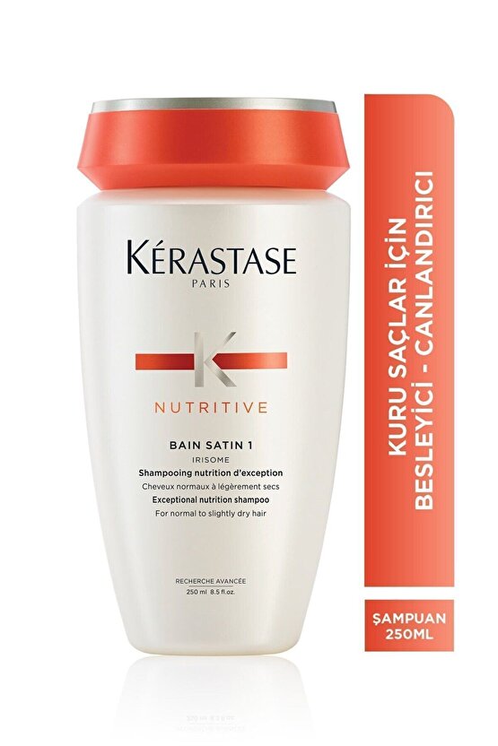 Nutritive Bain Satin No:1 Kurumaya Meyilli Saçlar I?çin Besleyici Şampuan 250ml