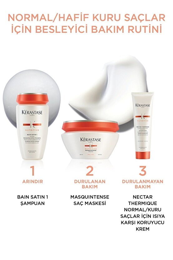 Nutritive Bain Satin No:1 Kurumaya Meyilli Saçlar I?çin Besleyici Şampuan 250ml