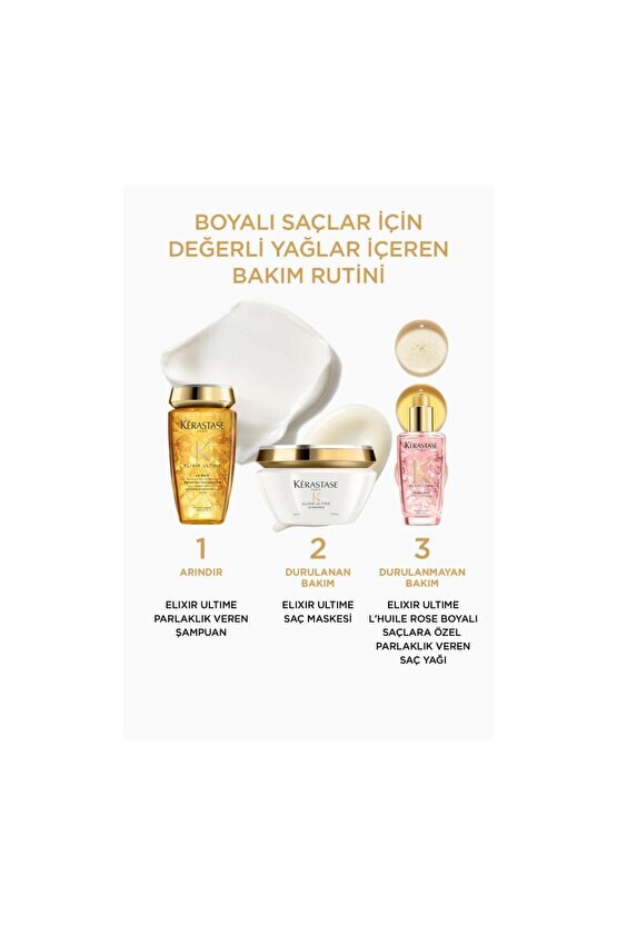 Elixir Huile Rose Saç Bakım Yağı 100 ml 3474636624768