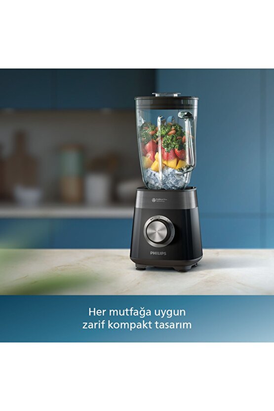 5000 Serisi Blender, ProBlend Plus Teknolojisi, 1200W, 2L Kapasiteli Cam Hazne, HR303000