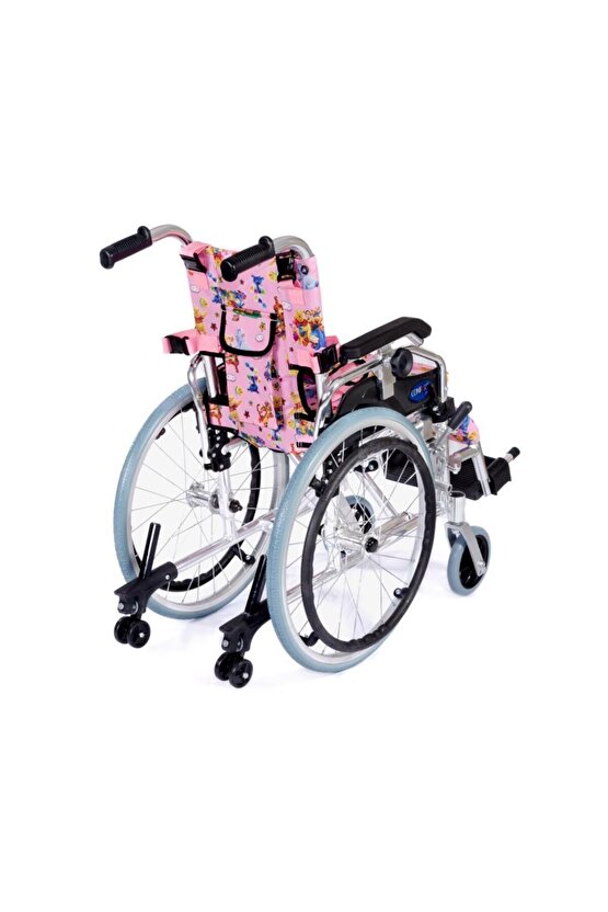 Comfort Plus KY980LQ-30 Alüminyum Pediatrik Özellikli Tekerlekli Sandalye Pembe