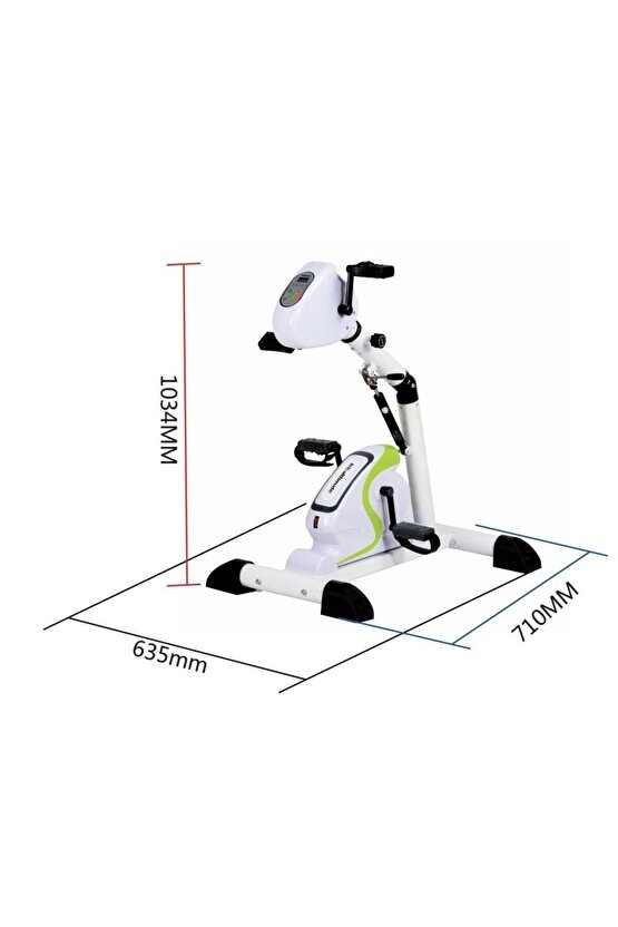 Hem El Hem Ayak Çift Pedallı Elektrikli Egzersiz Bisikleti