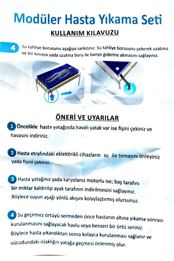 Hasta Yıkama Havuzu