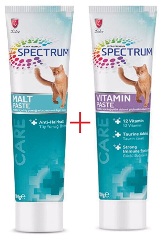 Kedi Vitamini Malt Paste Ikili Set 100g + 100g