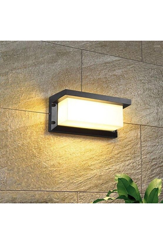 18 Watt GÜN IŞIĞI Ledli Bahçe, Balkon, Teras, Kamelya, Veranda, Banyo, Duvar Apliği, Led Armatür