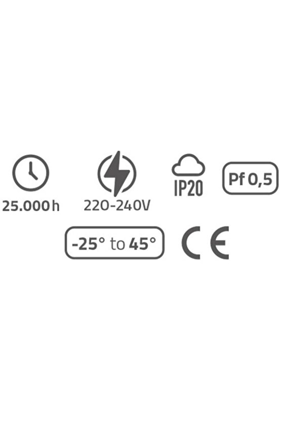 3 Watt Radar Sensörlü, Siyah Kasa, AMBER Işık Merdiven, Koridor, Basamak, Hol Armatürü - Led Armatür