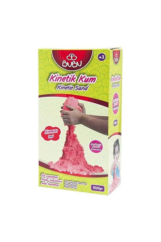 Kırmızı Kinetik Kum 1 Kg