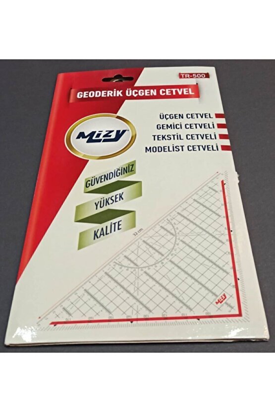 Aristo Cetveli 32 Cm - 3 Kenarlı Geometry Triangle Ruler