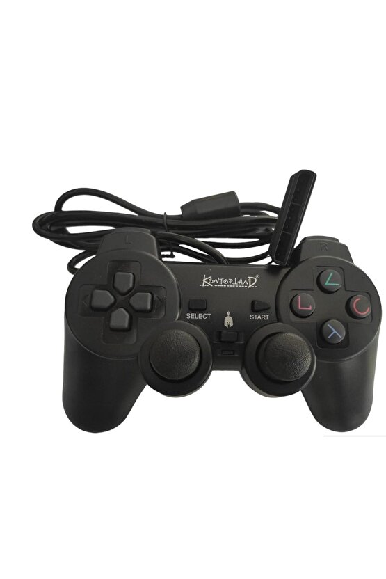 PS2 GAME PAD PS2 Titreşimli Game Pad OYUNCU KOLU ÇİFT MOTORLU 1. SINIF