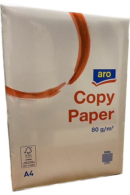 Aro A4 Fotokopi Kağıdı (80grm2-500 Sayfa)