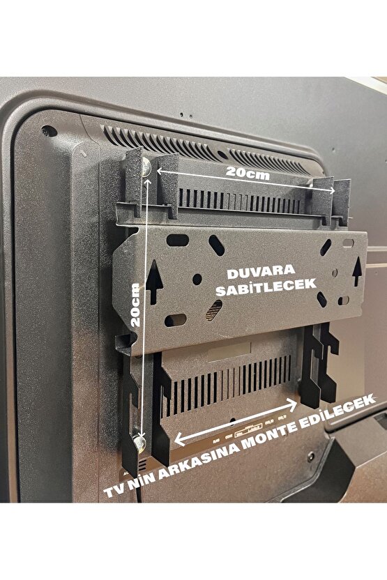 J17 A Plus Televizyon Duvar Askı Aparatı Tüm Tv lerde Uyumlu 19 , 20 , 22 , 24 , 28 , 32 Inç