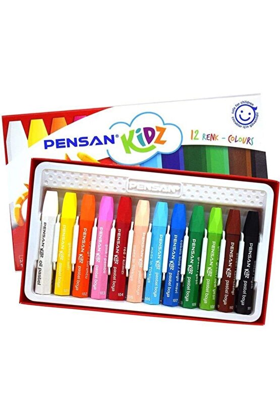 Kidz Pastel Boya 12 Renk Pe98060pb12r