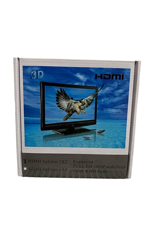 1 Giriş 2 Çıkış Ultra Hd Hdmi Çoklayıcı Pc Xbox Dvd Uyumlu Ekran Monitör Dağıtıcı