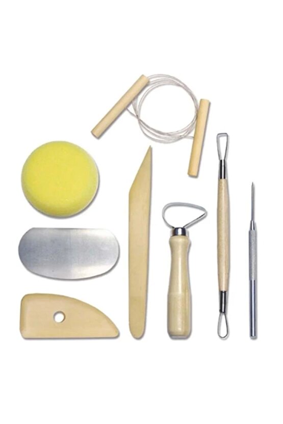 Seramik Başlangıç Seti 8 Parça (POTTERY TOOL KIT)