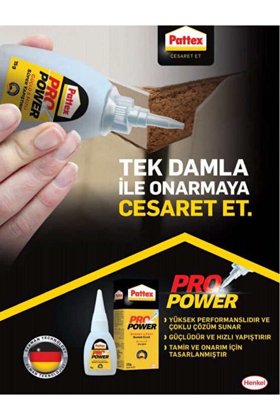 Pro Power 15gr X 36 Adet Güçlü Süper Hızlı Japon Yapıştırıcı