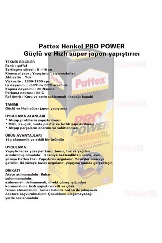 Pro Power Güçlü Hızlı Süper Japon Yapıştırıcı Metal,deri,ahşap,kauçuk,plastik,yapıştırıcı