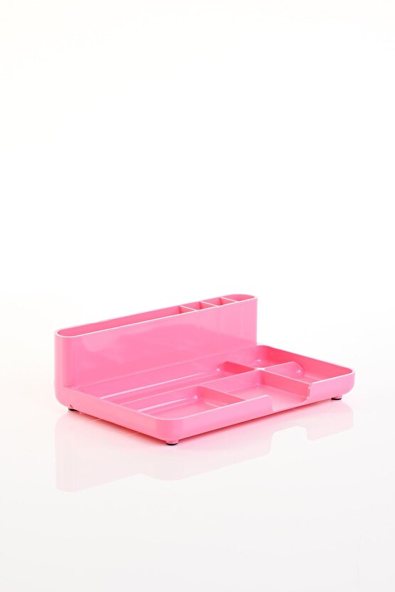 Klm 206 Masaüstü Organizer Kalemlik Pastel Pembe