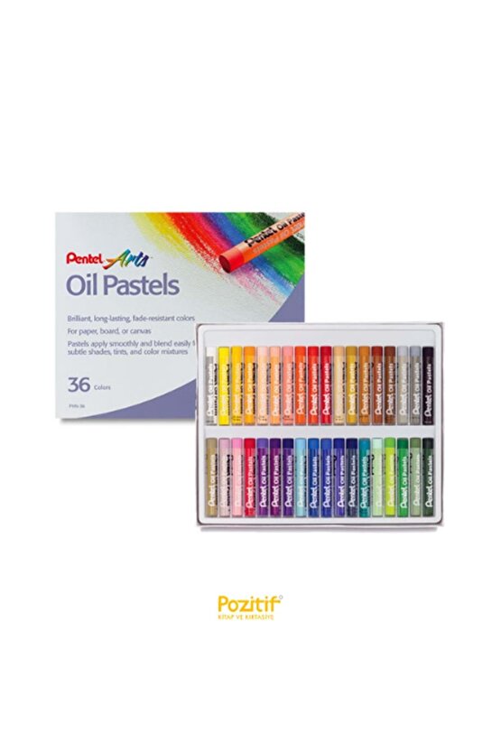 Arts Yağlı Pastel Boya - 36 Renk  Yphn36