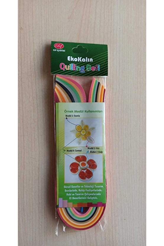 Quilling Seti, Kağıt Katlama, Kıvırma Sanatı, Iş Eğitimi Seti