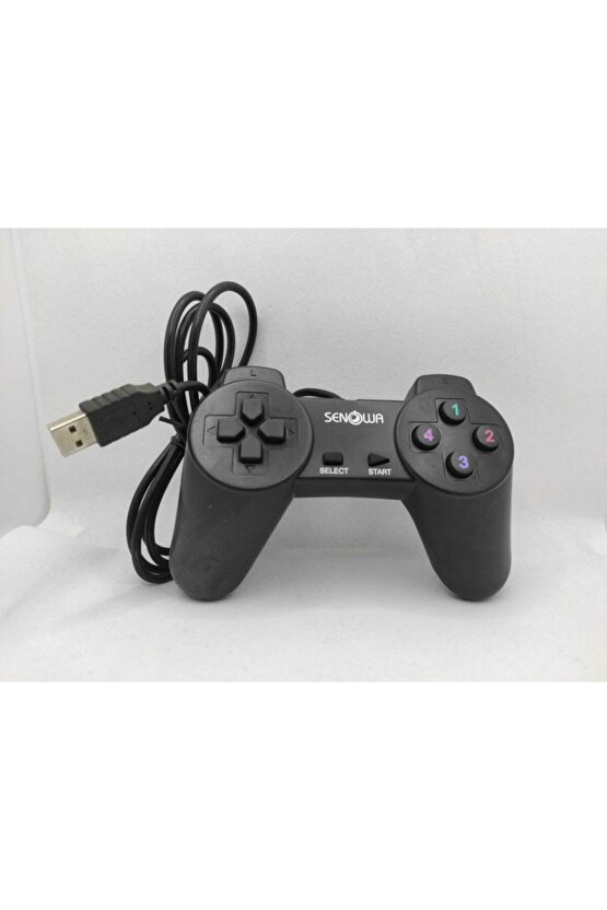 Tekzone Gigasus Gg-10 Titreşimsiz Oyun Kolu Analogsuz Game Pad Ucuz Oyun Kolu Usb Pc Ps3 Uyumlu