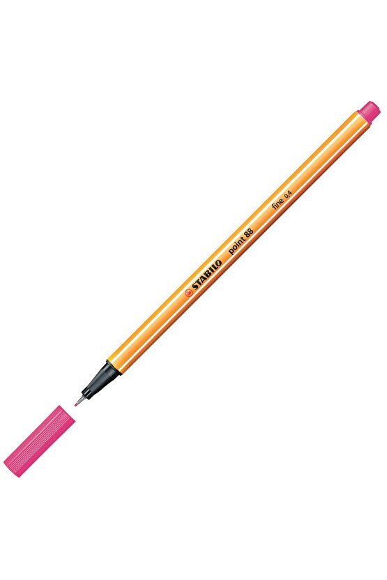 Point 88 Fineliner 0.4mm Keçe Uçlu Kalem 88056 Floresan Pembe