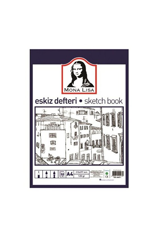 Eskiz Defteri (SKETCH BOOK) A4 120 G 50 Yp  Bn05-4