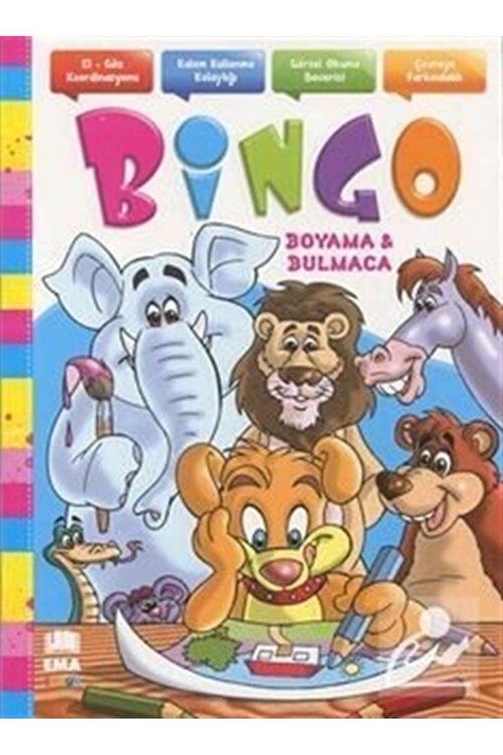 Bingo Boyama - Bulmaca (renkli Örnekli)