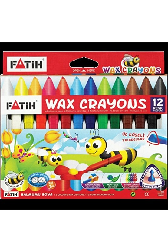 Mum Pastel Boya Wax Crayon Jumbo 12 Renk 50220