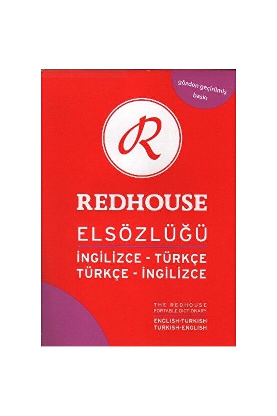 Redhouse Elsözlüğü Ingizlice Türkçe-türkçe Ingilizce