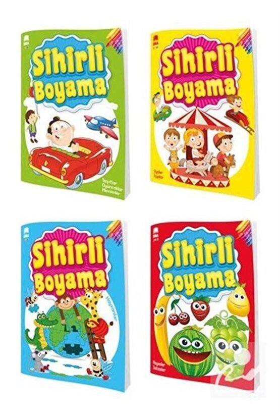 Sihirli Boyama (4 KİTAP)