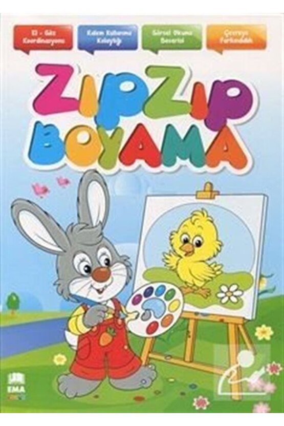 Zıpzıp Boyama Kitabı