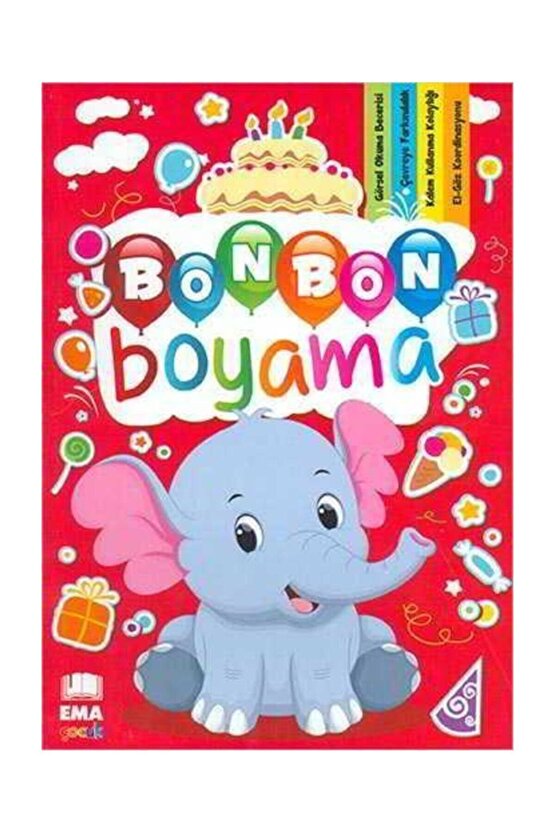 Bonbon Boyama (RENKLİ ÖRNEKLİ)