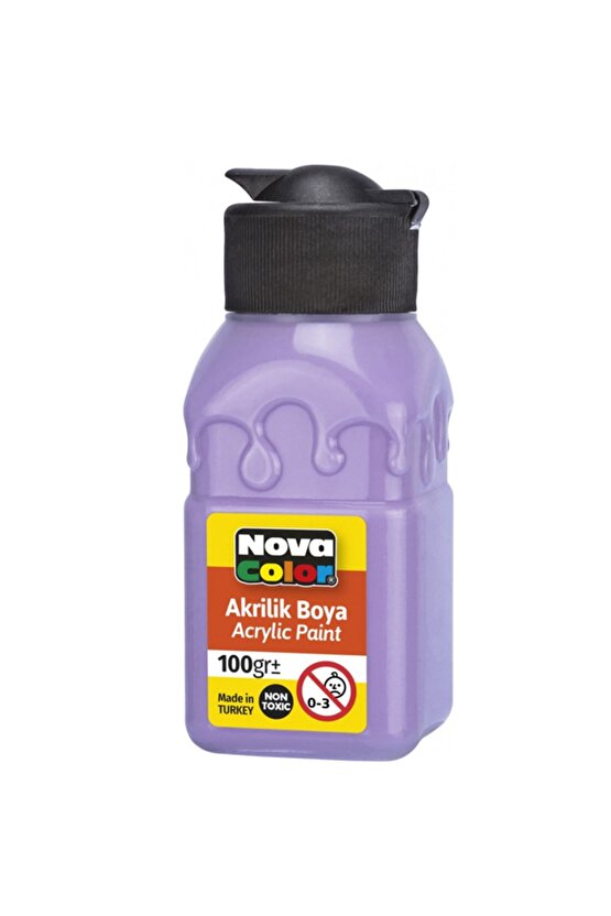 Akrilik Boya Şişe 100 Cc Lila Nc 2030  Nova Color