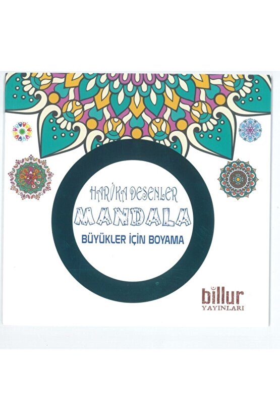 Billur Yayınları Harika Desenler Mandala