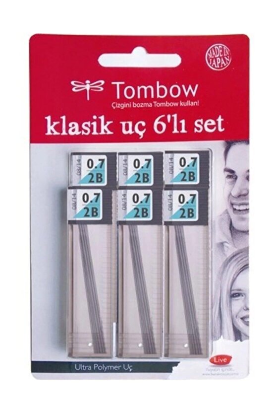 Uc 0,7 Mm 2b Blisterli ( 6ad ) - Kalem Ucu 0.7