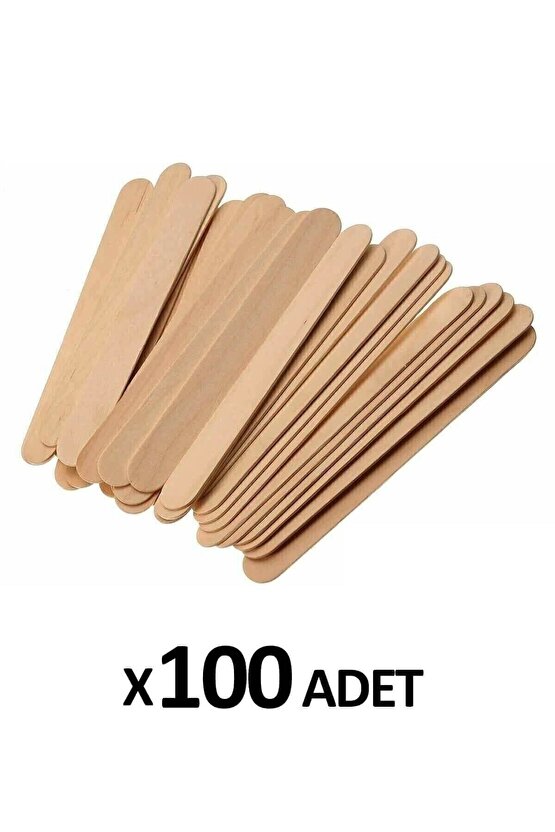 Ahşap Dil Çubuğu Naturel 100lü Paket Geniş 150*18 Mm Çx